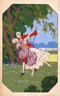 G. MESCHINI ? - Cpa Illustrateur Italien Peinte à La Main - Art Nouveau Art Déco Jugendstil Ars Nova - Dipinta A Mano - Vor 1900