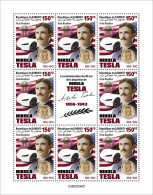 Djibouti  2023 80 Years Since The Death Of Nikola Tesla. (342) OFFICIAL ISSUE - Physik