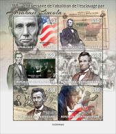 Central Africa  2023 Abraham Lincoln. (445a02) OFFICIAL ISSUE - Indépendance USA