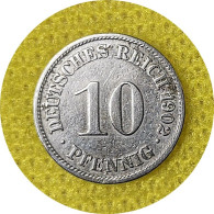 Monnaie Allemagne - 1902 A - Wilhelm II - 10 Pfennig