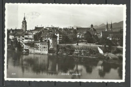 Schweiz OLTEN Altstadt, Used, Sent To Denmark 1957 Propastempel "Schweizer Frauen! Meldet Euch Zum Militärischen FDH" - Olten