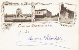 57 Gruss Aus Gravelotte Multivues  (3) Pionniere 1899  Gasthof - Andere Gemeenten