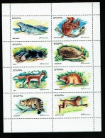 STAFFA ECOSSE, FAUNE EUROPEENNE, 8 Valeurs En Feuilet, Neufs / Mint. R696 - Lokale Uitgaven