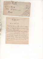 Enveloppe F.M. -  Du Secteur 57 à Paris -  1915  -  Correspondance - - Correo Aéreo Militar