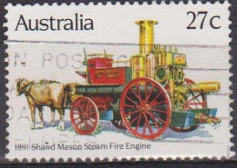 Lutte Contre Le Feu - AUSTRALIE - Pompe à Vapeur Hippombile - N° 806 - 1983 - Used Stamps