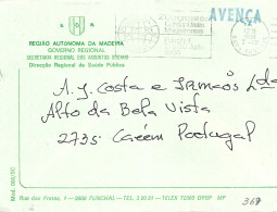 Portugal Madeira Government Official Cover 2º CONGRESSO COMUNIDADES MADEIRENSES Slogan Cancel - Lettres & Documents