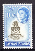 Cayman Islands 1962-64 Pictorials - 10/- Coat Of Arms MNH (SG 178) - Cayman Islands