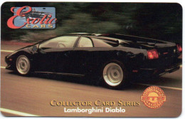 Lamborghini Diablo  Voiture Car Carte Prépayée ÉTATS-UNIS Card ( R 867) - Otros & Sin Clasificación