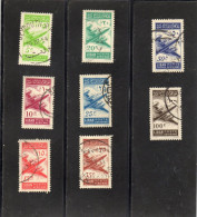 Liban: Année 1953,  Lot De 8valeurs PA 82/89 Oblitérés - Liban