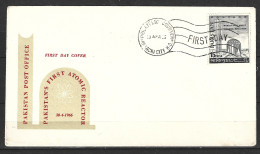 PAKISTAN. N°221 De 1966 Sur Enveloppe 1er Jour. Premier Réacteur Atomique. - Atomo