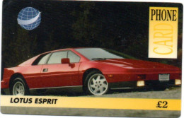 GSM - LOTUS ESPRIT Voiture Car Carte Prépayée ROYAUME-UNI ANGLETERRE Card ( R 868) - [10] Colecciones