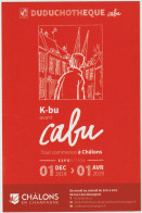Illustration CABU -  Exposition Chalons En Champagne -  CPM  10.5x15 TBE 2018 Neuve - Cabu