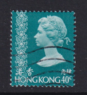 Hong Kong: 1973/74   QE II     SG288      40c       Used - Usados
