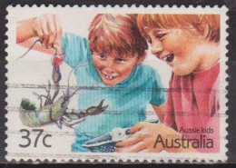 Enfants Et écrevisse - AUSTRALIE - Enfance - N° 1029 - 1987 - Gebraucht