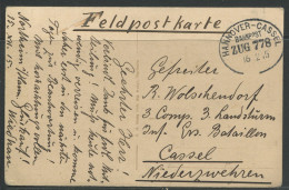 6390) Feldpost - Bahnpost - AK Northeim - Feldpost (portvrij)