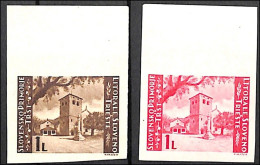 1948 San Giusto Imperforate Set With Upper Margin. MNH - Autres & Non Classés