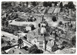 DIEUZE (57) Vue Générale Aérienne. Au Centre, L'Eglise Cim (verso Abîmé Au Niveau Du N°, & Pli Bas Gauche), Cpsm GF - Creutzwald