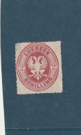 /// ALLEMAGNE ///   Anciens états  LUBECK  2 Rose Côte 60€  --- N°10 - Lubeck