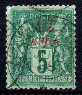 Zanzibar - 1894 -  Tb De France Surch  -  N° 1 -  Obliteré - Used - Gebraucht