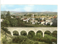 ANIANE VUE GENERALE AQUEDUC 1964 - Aniane