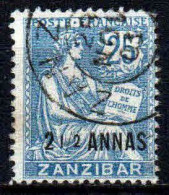 Zanzibar - 1899 -  Type Mouchon Surch  -  N° 51 -  Oblitéré - Used - Used Stamps
