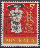 Général Monash - AUSTRALIE - Pylone électrique - N° 313 - 1965 - Used Stamps