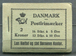 Dänemark Denmark 2 Kr Markenheft Handmade And Complete - Postfrisch/MNH - Beer Commercial  1934 - Carnets
