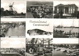 41613160 Carolinensiel Ostfriesland Windmuehle Hafen Harlesiel Seewasserschwimmb - Wittmund