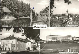 41613144 Meerane Stadtpark Steile Wand Bergstrasse Bahnhof Karl Liebknecht Haus  - Meerane