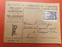 Carte Commerciale De Paris Pour Pierrepont Sur Avre En 1955 - Ref  3056 - 1921-1960: Moderne