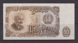 BULGARIA - 1951 50 Lev Circulated Banknote - Bulgarie