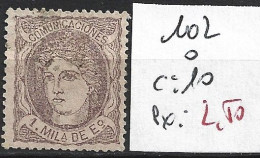 ESPAGNE 102 Oblitéré Côte 10 € - Used Stamps