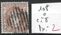 ESPAGNE 108 Oblitéré Côte 8 € - Used Stamps