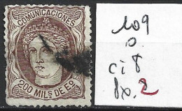 ESPAGNE 109 Oblitéré Côte 8 € - Used Stamps