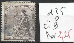 ESPAGNE 135 Oblitéré Côte 9 € - Used Stamps