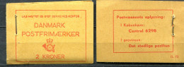 Dänemark Denmark 2 Kr Markenheft Handmade And Complete - Postfrisch/MNH - 1949 - H72 - Carnets