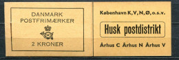 Dänemark Denmark 2 Kr Markenheft Handmade And Complete - Postfrisch/MNH - Postal Own Commercial H115 - Carnets