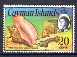 Cayman Islands 1974 Pirates, Treasure, & Marine Life - 1st Wmk. - 20c Conch & Treasure MNH (SG 355) - Cayman Islands