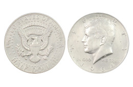 USA HALF DOLLAR 1964 PHILADELFIA KENNEDY IN ARGENTO KM# 202 - 1964-…: Kennedy