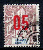 Grande Comore   - 1912 -  Type Sage Surch  - N° 21  -  Oblitéré - Used - Used Stamps