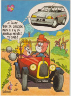 Illustration BARBEROUSSE - Citroen AX Ed Amis Automobile De Levallois - CPM 10,5x15 TBE 1991 Neuve Tampon Levalloisienne - Barberousse