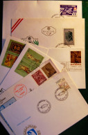 Worldwide - 7 Differentes FDC - Mezclas (max 999 Sellos)