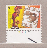 1988 Nr 2302** Plaatnummer:2.JEUGDFILATELIE.ROBBEDOES / SPIROU. - 1981-1990