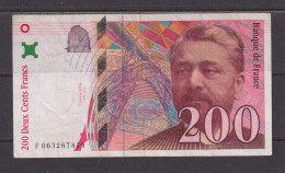 FRANCE - 1997 200 Francs Circulated Banknote As Scans - 200 F 1995-1999 ''Eiffel''