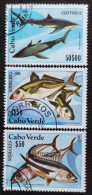 Cap Vert 1980 Marine Life  Stampworld N° 418_419_423 - Cap Vert