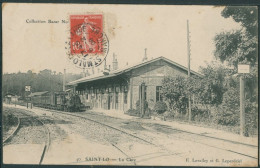 50 SAINT LO - LA GARE  (L'ARRIVEE DU TRAIN) - Saint Lo