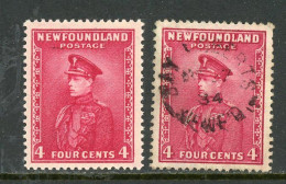 Newfoundland  MNH And USED 1932-37 "Prince Of Wales" - 1908-1947