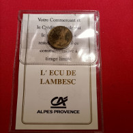 PIÈCE ECU TEMPORAIRE VILLE DE LAMBESC - Euros Of The Cities