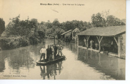 CPA  Ricey Bas Une Vue Sur La Laignes - Les Riceys