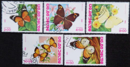 Cap Vert 1982 Butterflies  Stampworld N° 466 à 470 - Cap Vert